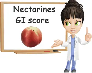 Nectarines GI glycemic index
