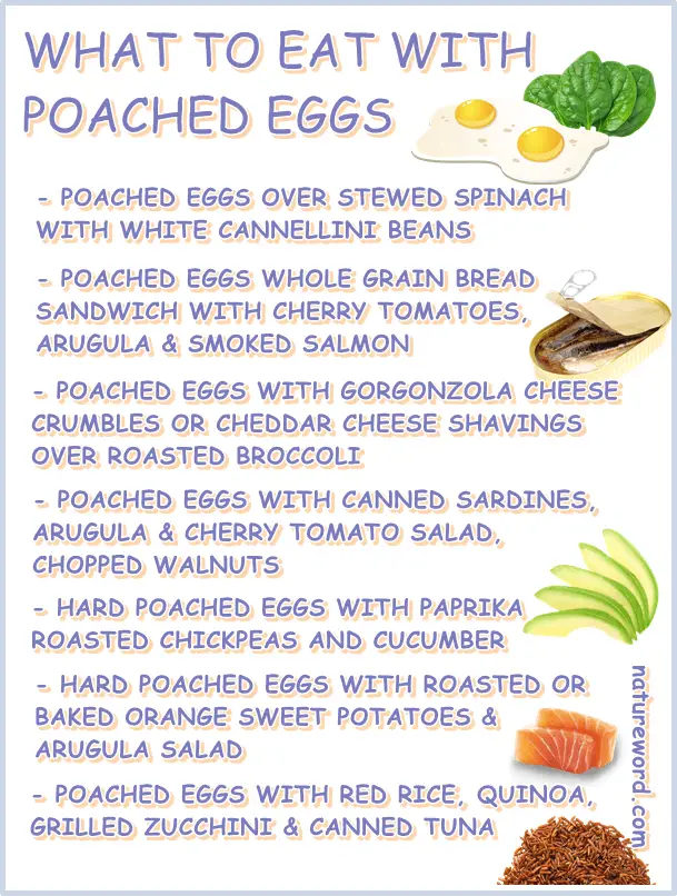 What to eat with poached eggs