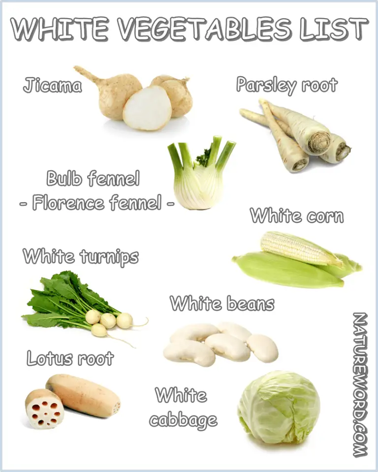 25 White Fruits and Vegetables List With Benefits – NatureWord