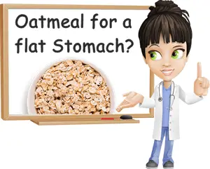 Oats porridge flat stomach
