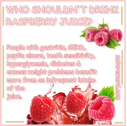 Raspberry juice contraindications