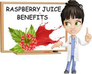 Red raspberry juice benefits