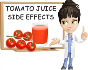 Tomato juice side effects