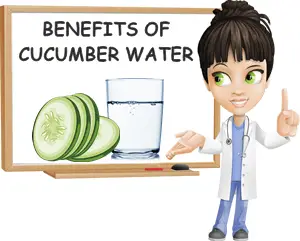 Benefits cucumber water