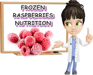Frozen raspberries nutrition facts 100 grams
