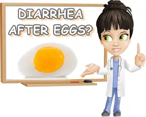Diarrhea after eggs