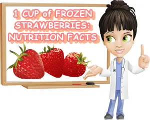 Frozen strawberries nutrition per cup