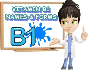 Vitamin B1 names forms