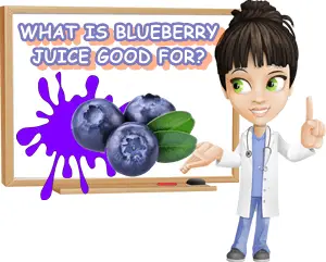 What is blueberry juice good for