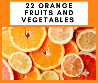 Orange Fruits Vegetables