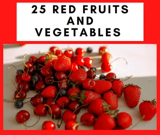 red Fruits Vegetables